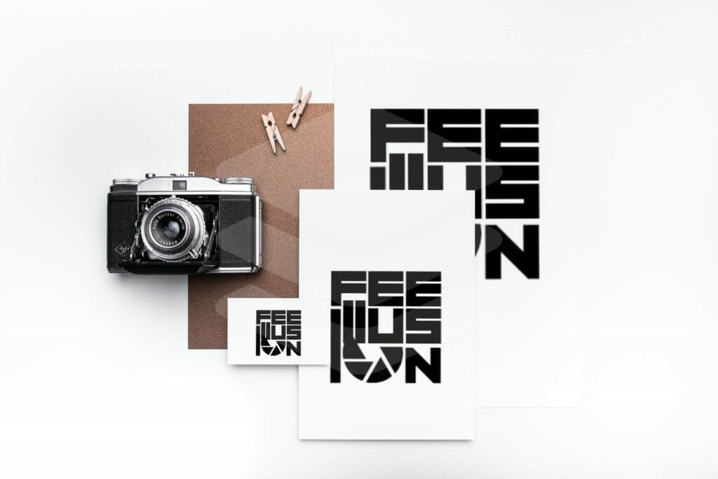 Fellusion logo mockup