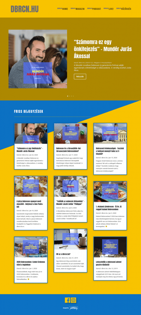 DBRCN Website development