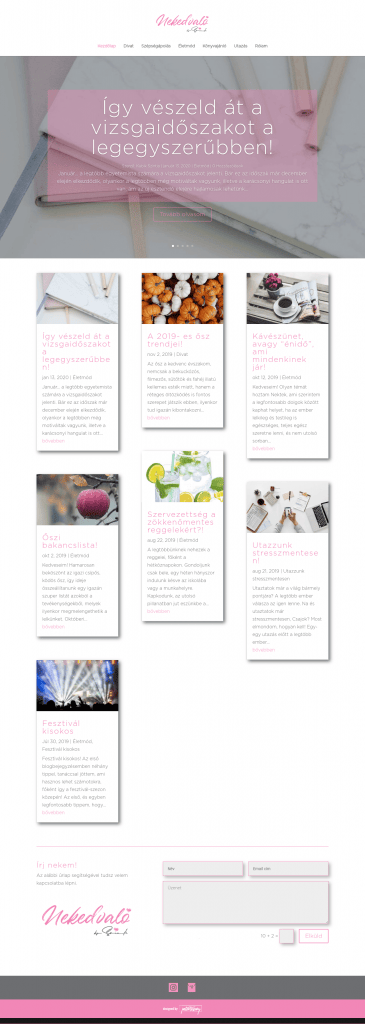 Developing a blog for you