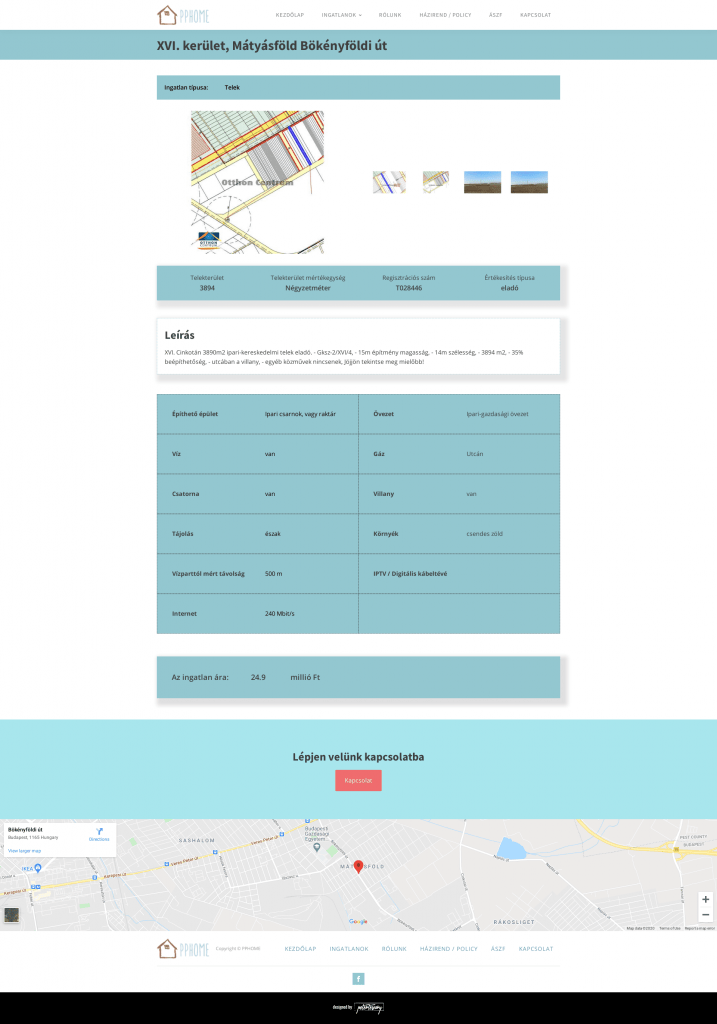 PPHOME website development