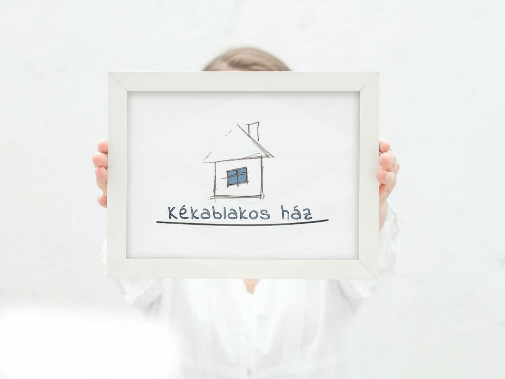 Bicycle window house logo