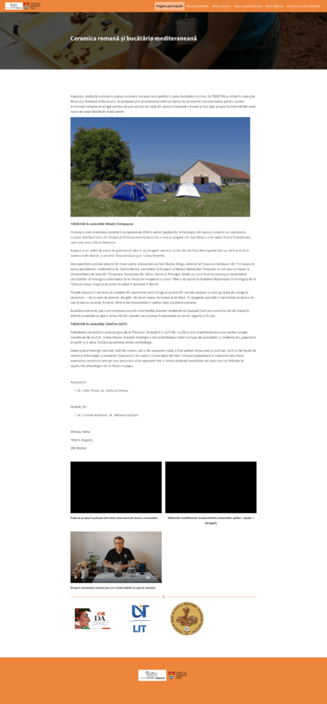 Ceramica Romana website development