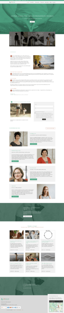 Anyaszuletett-hu website and webshop development