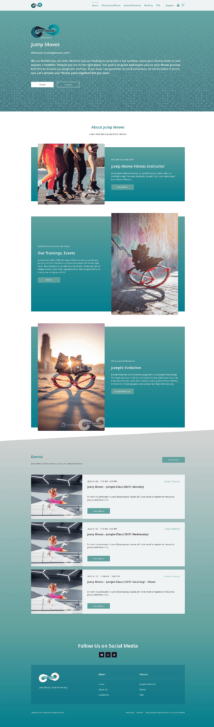 Jump Moves Website Development