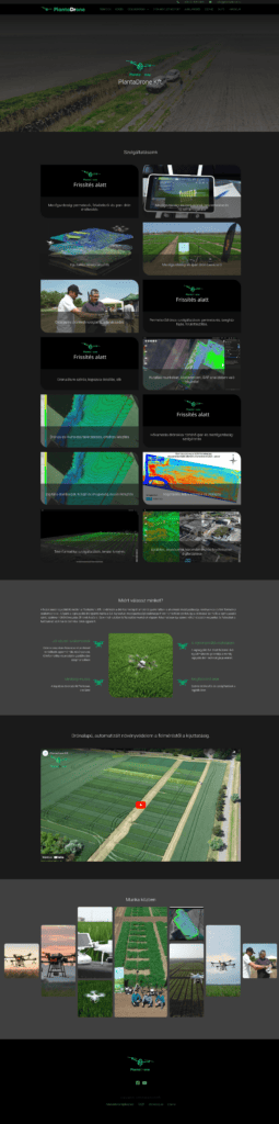 Plantadrone Ltd. - Website and WebShop development